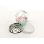 Small Size Clear Plastic Jars Easy Open Can With Customized Logo