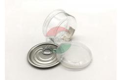 China Small Size Clear Plastic Jars Easy Open Can With Customized Logo supplier