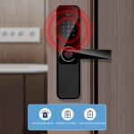 Camera Door Lock With Code And Fingerprint Waterproof Code Door Lock