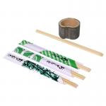 Household Moso Bamboo Tensoge Bamboo Chopsticks Half Open Paper Sleeve for sale