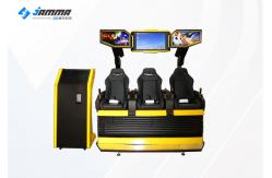 China 3 Seats 9D VR Cinema Simulator Dynamic Desk With Deepoon E3 Glasses supplier