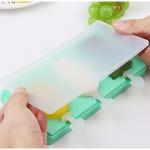 Multifunction 3 Cavities Silicone Ice Cube Trays For Ice Cream