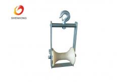 China Aerial Cable Pulling Rollers Cable Pulley For Telecommunication Cable Laying Construction supplier