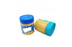 China Round 150ml 360ml 450ml Peanut Butter Jar With Lid supplier
