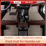 Slip Resistant Car Leather Mat , XPE Sponge Leather Car Floor Mats for sale