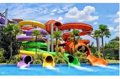 China ODM Child Amusemnet Water Park Playground Kids Pool Fiberglass Slide supplier