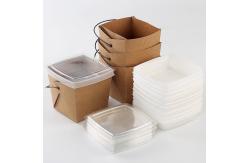 China Customized Disposable Takeaway Packaging Boxes Cup Shaped Noodle Packaging Boxes supplier