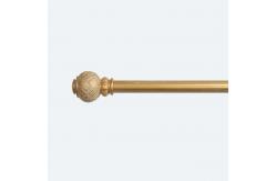 China Multiple Colour Retro Style 22MM Pipe Curtain Rods For Living Room supplier