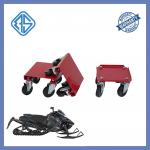 Painted Steel  Big Wheel  Drivable Snowmobile Dollies 1500 Pounds PVC Wheel for sale