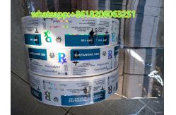 China Roll Glossy Holographic Laser Self Adhesive Labels For Vial Injection vial supplier