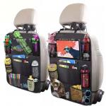 Customized Car Backseat Organizer With Touch Screen Tablet Holder Car Seat Back Protectors for sale