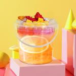 ISO9001SGS Approved Clear Plastic Round PP Airtight Cookie Jars for Storage Solutions for sale