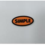 3M Reflective Embossed Custom Sew On Logo Patches Silicone Badge