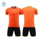 Customizable Pink/Orange Adult Soccer Jersey Set Unisex Polyester Training Uniforms With Team Name 'Tracksuit' For Football Players for sale