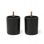 Round Plastic Height Increasing Sofa Feet Black Furniture Support Leg Accessories