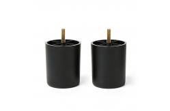 China Round Plastic Height Increasing Sofa Feet Black Furniture Support Leg Accessories supplier