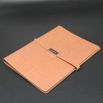 Customized Size 6 Ring Binder Organizer Pu Leather Cover Magnetic Flap for sale