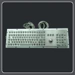Numeric 106 Key Keyboard With Trackball , Metal Keyboard With Trackball for sale