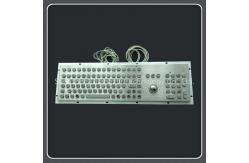 China Numeric 106 Key Keyboard With Trackball , Metal Keyboard With Trackball supplier