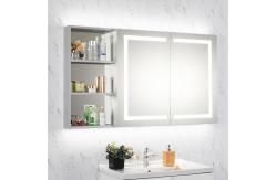 China Wall Mounted Modern LED Medicine Cabinet with Speaker and Illuminated Mirror Design supplier