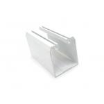 Hollow Granite Aluminum Extrusion Curtain Rail Wall Profile For Curtain Glass for sale
