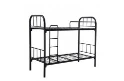 China Queen Over Double Stackable Army Metal Bunk Bed Frame supplier