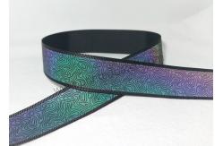 China ODM Debossed Soft Waistband Elastic Polyster Webbing For Boxer , Headband supplier