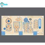 Kids Spacecraft Interactive Wall Indoor Playground Educational Pipe Ball Science Toy