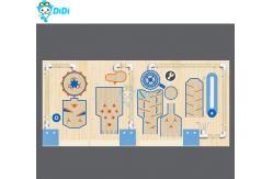 China Kids Spacecraft Interactive Wall Indoor Playground Educational Pipe Ball Science Toy supplier