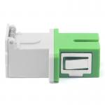 Storage Temp. 40°C to 85°C SC APC Optic Fiber Adaptor with Filp Auto Shutter and Flange for sale