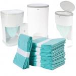 HDPE Adult Diaper Liner Refills Bag 11M/12M Long Dekor Classic Diaper Pail Refills 16L Korbell Diaper Liner Refills Bags for sale