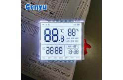 China Square Customized LCD Screen HTN White Backlight Thermostat LCD Display supplier