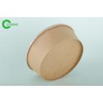 Non Toxic Lunch 335 Gsm Kraft Paper Bowls Leakproof Cardboard Bowls Disposable for sale
