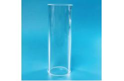 China Polished Transparent Quartz Glass Tube For Customized Industrial supplier