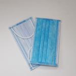 Blue 3 Ply Dust Proof Medical Face Mask Disposable for sale