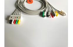 China IEC AHA 1.2m Length ECG Clip Leadwires Siemens Drager 3/5 supplier