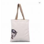 Eco-Friendly 6oz 175gsm Reusable Natural Cotton Fabric Bag Large Capacity for Grocery for sale