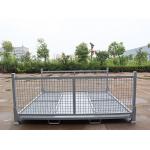 Customizable Galvanized Steel Collapsible Pallet Cage For Effortless Transport for sale