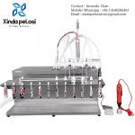 Desktop  6 Heads Nozzles Bottle Filler Gear Pump Bottles Containers,Spout Bag Filling Machine for sale