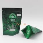 Clear Front Mylar Zip Plastic Bags CBD Frog Chew Gummies Package Sachet Pouch for sale
