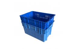 China Nestable HDPE Food Plastic Crates Dynamic Load 50Kg UV Resistant supplier