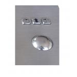100 Key Stainless Steel Keyboard With Optical Mechanical Trackball Waterproof