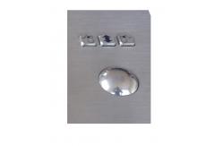 China 100 Key Stainless Steel Keyboard With Optical Mechanical Trackball Waterproof supplier