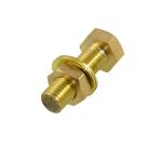 Silicon Bronze Hex Head Sems Screws Brass Hexagon Hex Screw for sale