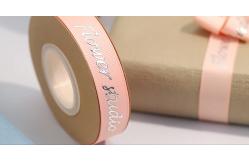 China Custom Printed Grosgrain Ribbons for Gift Wrapping and Decoration supplier