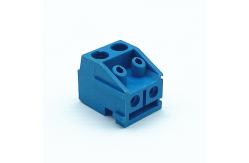 China HQ332K-5.0mm Pitch Pcb Mount Screw Terminal Plastic 2 Poles supplier
