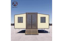 China Customizable Step Double Wing Container House with Balcony EPS/PU/Rock Wool Insulation supplier