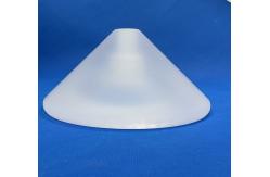 China Customized Heat Resistance Machining Quartz Glass Cone Frosted Surface supplier