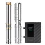 Submersible 24V Dc Solar Water Well Pump Kit For Deep Well Irrigation for sale