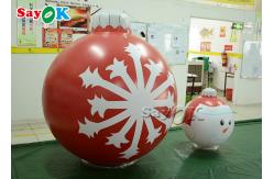 China Holiday Party Hanging Decoration Inflatable Snowflake Balloon supplier